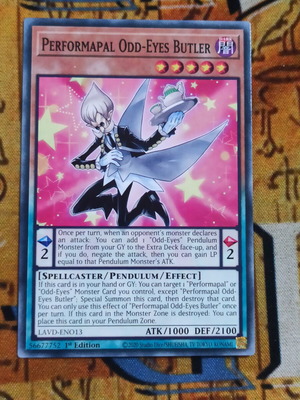 Performapal Odd-Eyes Butler κάρτα Yu-Gi-Oh!