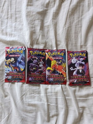 Pokemon TCG Destined Rivals 4 πακέτα καινούργια