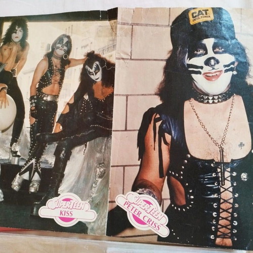 KISS shaped picture disc CD sealed, Platinum Award and collectible poster set