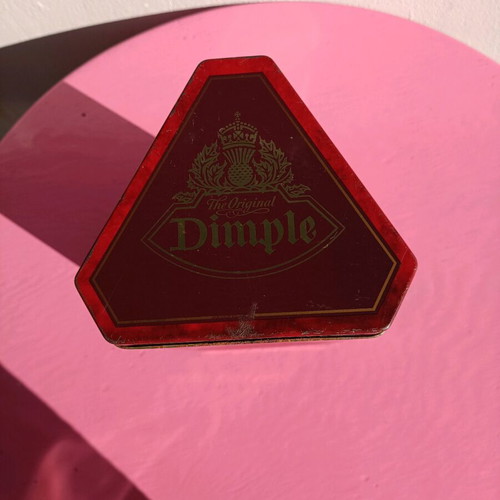 Dimple metal box used from whisky