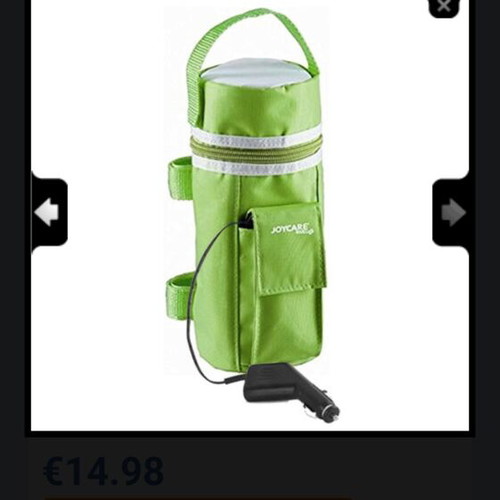 Portable Car Bottle Warmer like new with 12V power supply