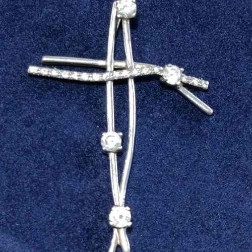Women's silver cross used