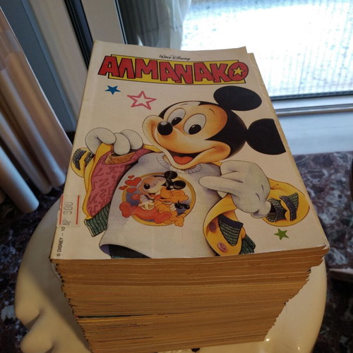 Almanac comic issues 3, 6, 9, 11, 15-17, 28-30, 31, 35-37, 38-44, 48-49, 51-54, 57-66, 73