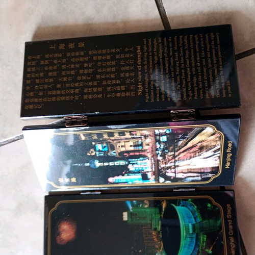 Decorative souvenir Night View of Shanghai like new