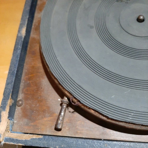 Antique Gramophone used 1920-30 with visible signs of wear