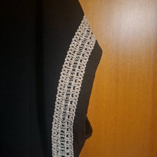 Set with Pants and Top like new, black with embroidery