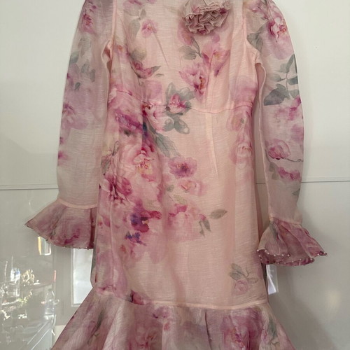 Zimmerman silk dress like new, pink floral