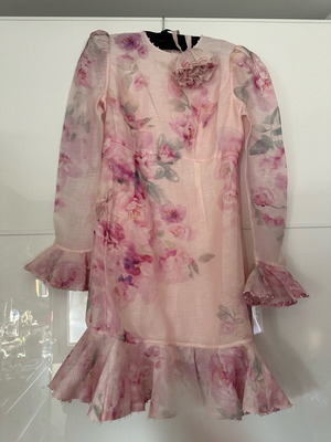 Zimmerman silk dress like new, pink floral