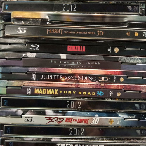 Metal DVD cases empty, pack of 12 pieces