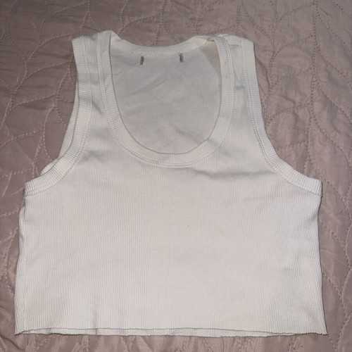 Crop top Zara white like new, size S