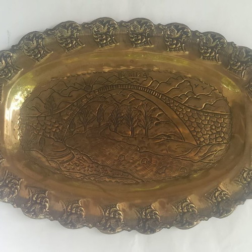 Copper tray used from Konitsa