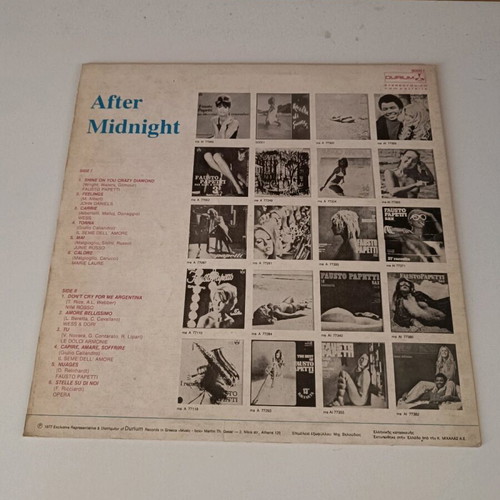 After Midnight vinyl used
