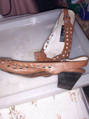 δερμάτινα πεδιλα Νο37