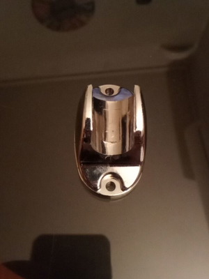 Showerhead Holder chrome plastic like new