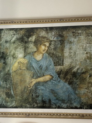 Richard Franklin Vesuvius Classic VII painting used, large size with quality frame