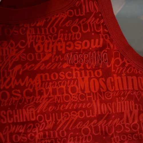 Moschino sleeveless authentic new with tags red size M