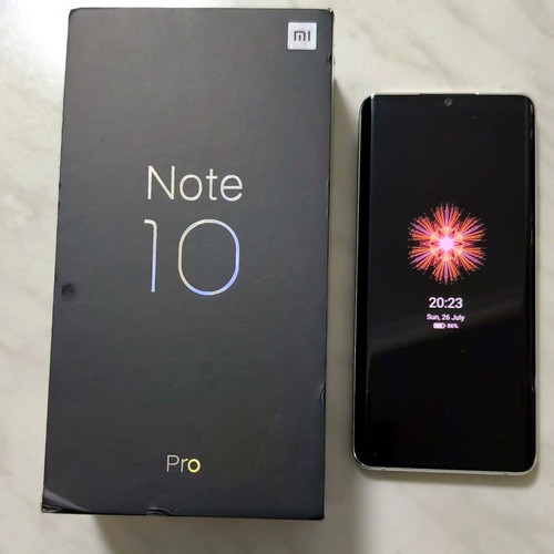 Xiaomi Mi Note 10 Pro smartphone like new, 8GB RAM, 256GB, dual SIM, 108MP camera
