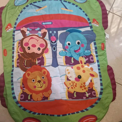 Baby activity mat sensory balls and stroller toys like new set