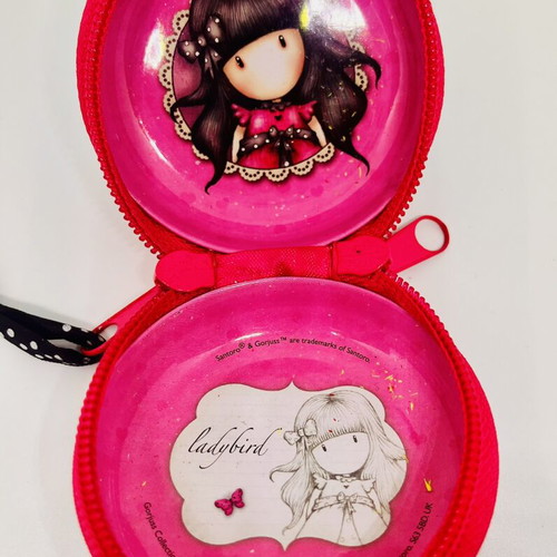 Santoro Gorjuss Ladybird round collectible wallet like new