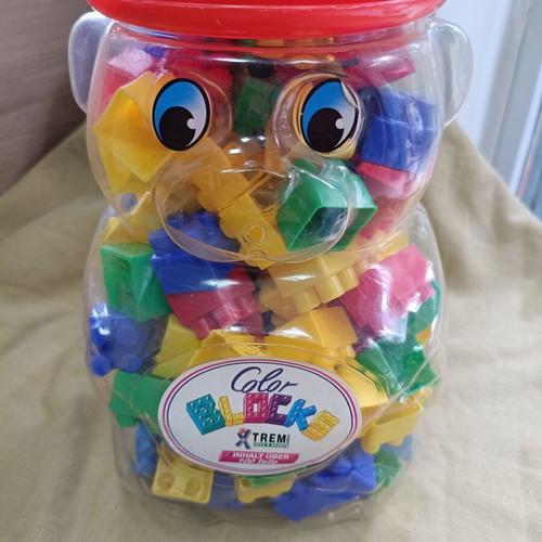 X-Trem Color Blocks construction toy used, 100+ pieces