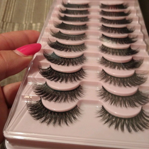 Peg Accessories False Eyelashes new, pack of 10
