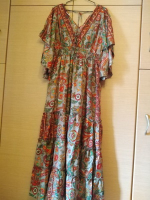 Boho long dress like new, one size