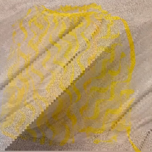 Barbie Pretty Changes φούστα κίτρινη λευκή διαφανής με κορδόνι 1978 νέα