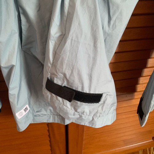 Adidas windbreaker jacket like new, gray and turquoise