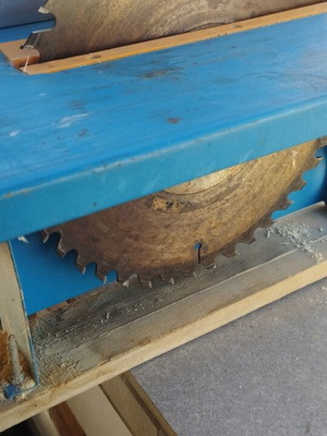 Melamine Cutter used with larger cutting disc