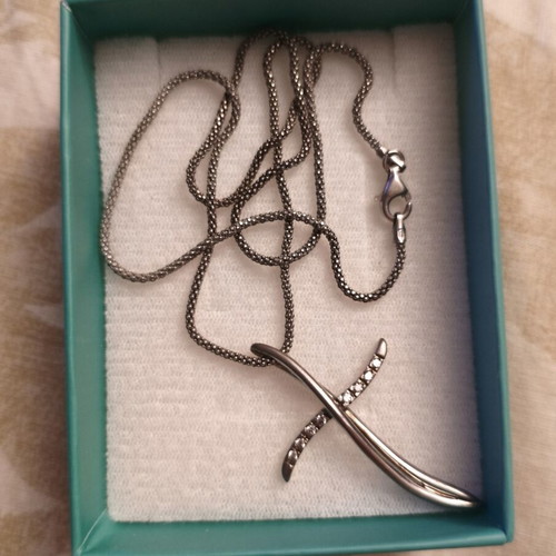 Silver Cross 925 with Chain like new