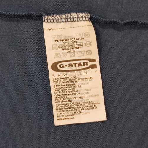 G-Star Raw men's t-shirt XXL used, blue