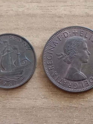 UK 1 & 1/2 penny 1967 new UNC