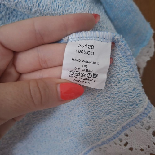 Women's blouse baby blue one size new