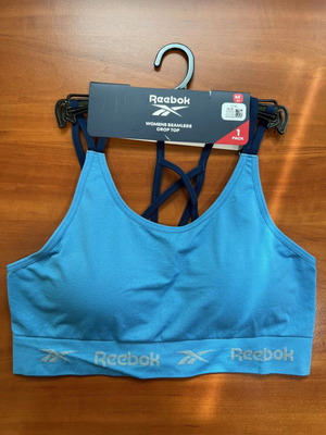 Reebok αθλητικό μπουστάκι καινούργιο, μέγεθος M, μπλε