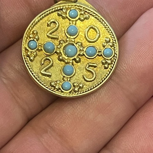 Silver 925 gold-plated pendant