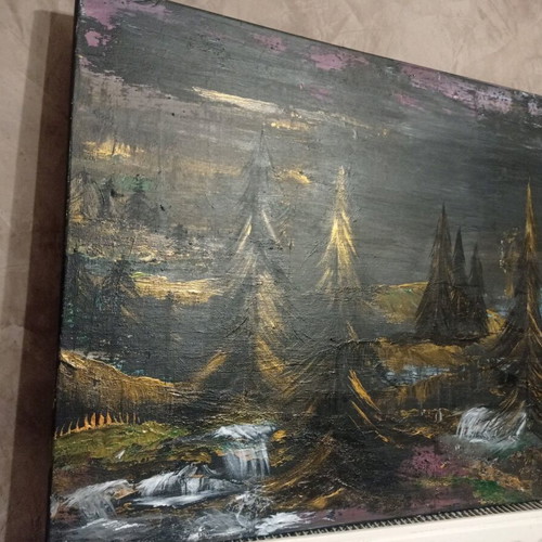 Painting Fairy Tale Landscape New