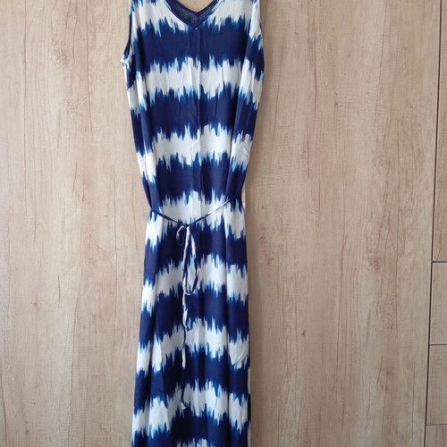 F&F summer dress new, white and blue