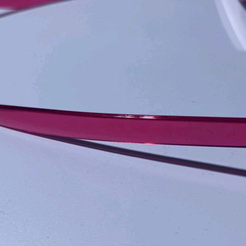 Heart-shaped glasses new, pink
