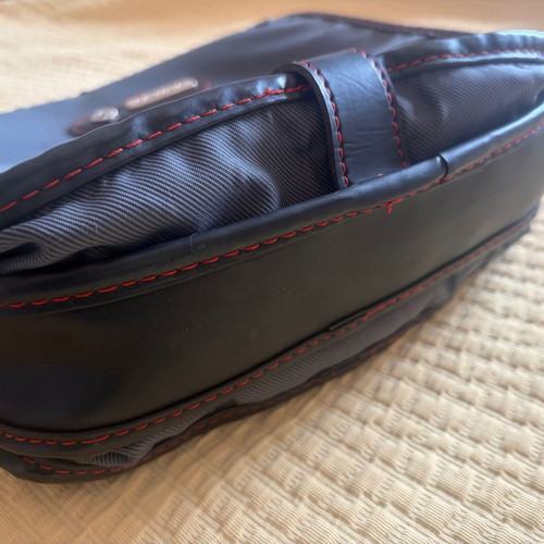 Samsonite vintage shoulder bag used, black and gray