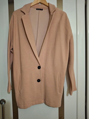 Stradivarius women's blazer pink new, thin with corduroy texture