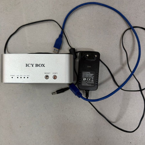 RaidSonic Icy Box IB-120CL-U3 Docking and Cloning Station USB 3.0 like new