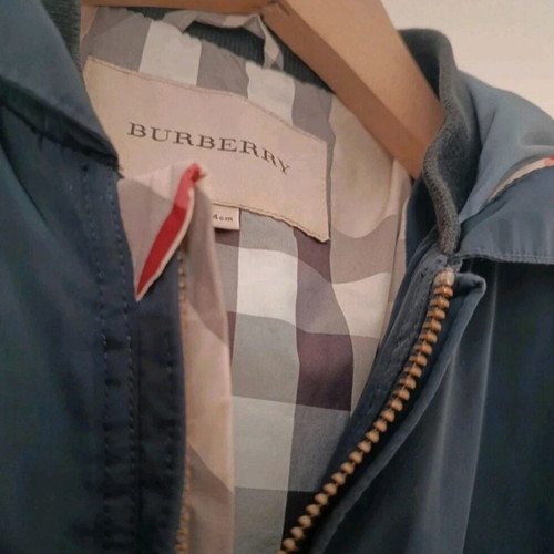 Burberry kids thin jacket 4Y 104cm dark blue, like new