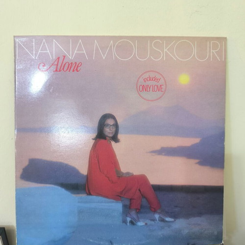 Nana Mouskouri Alone vinyl record used, pop