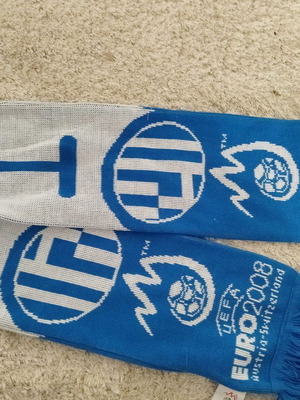 Euro 2008 scarf new with authenticity tag
