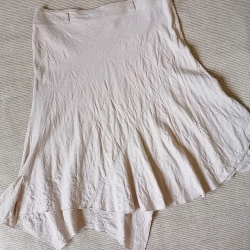 New Look linen viscose skirt XXL like new, beige