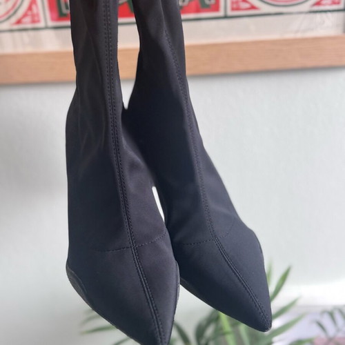 Sleeve boots black size 38 like new Bershka
