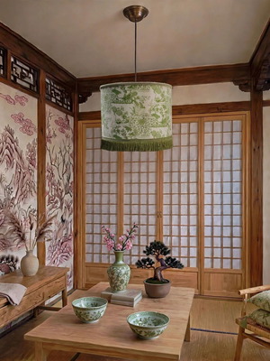 Φωτιστικό οροφής green Japanese tree, διαστάσεις 35x20