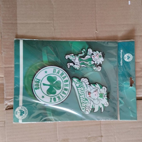 Panathinaikos Stickers Set of 3 New Foam