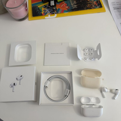 Apple AirPods Pro 2nd Generation used with MagSafe Charging Case