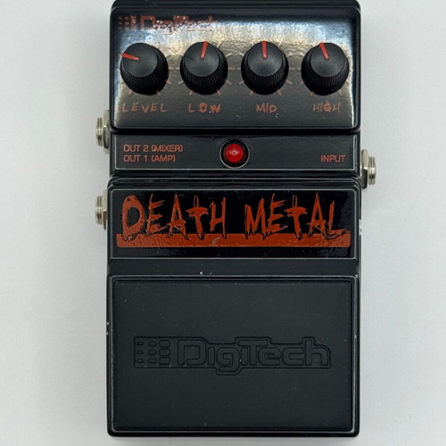 Digitech Death Metal distortion pedal used, analog high-gain